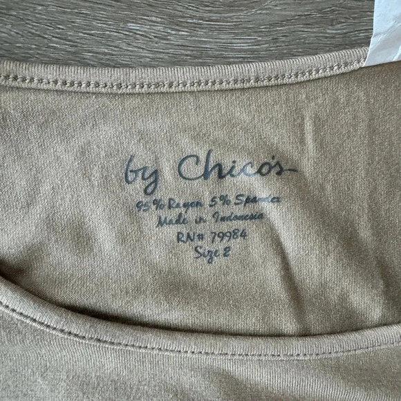 Chico’s Neveah Long Sleeve knit top-size 2 - Picture 2 of 6